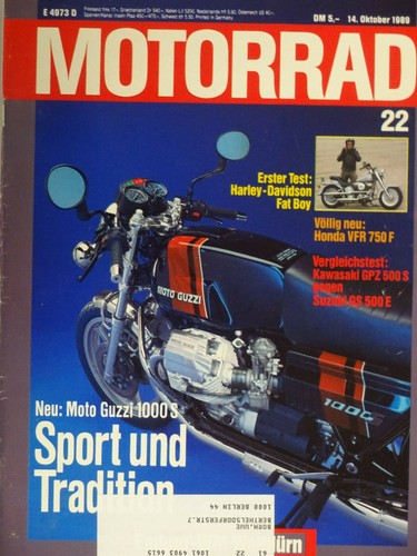 Motorrad 89 1989 moto - 89,
