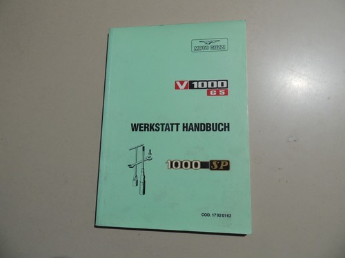 Werkstatthandbuch 1989 moto - werkstatthandbuch,