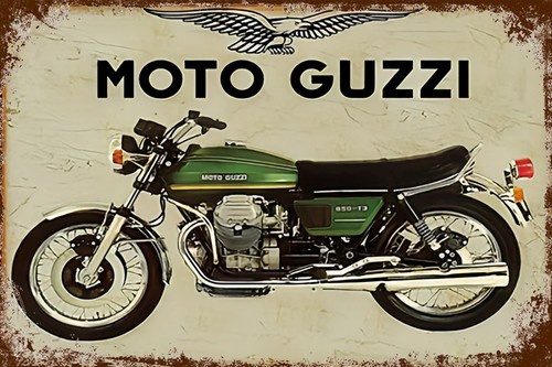 Blechschild moto guzzi - x, 20