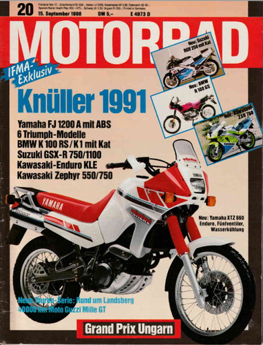 Zeitschrift motorrad 1990 - zeitschrift,