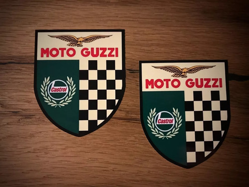 Moto guzzi aufkleber - 2x,