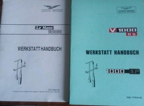 Moto guzzi werkstatt handbuch - moto,